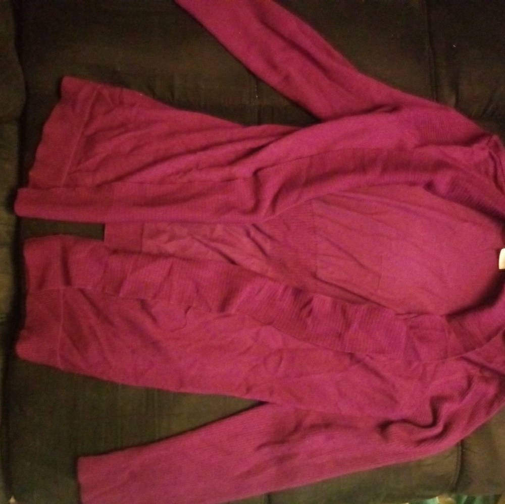 Plum cartigan